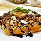 Bubble Waffle Maker, 1000W 7" Non-Stick Griddle, Hong Kong Egg Waffle Maker, Perfect for Creative Ice Cream Desserts