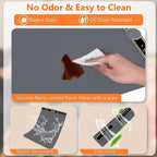 Food Warming Mat, 9 Temperature Modes & Upgraded Electric Heating Wire Full Surface Heating, Portable Warming Mat for Food, 6-Hours Auto Shut-Off Food Warming Mat for Buffet, Parties