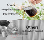 Ackers Mirror Etching Scale Glass Measuring Cup-[Insulated handle | V-Shaped Spout]-Made of High Borosilicate Glass Measuring Cup for Kitchen or Restaurant, Easy to Read, 500 ML (16 Oz, 2 Cup)