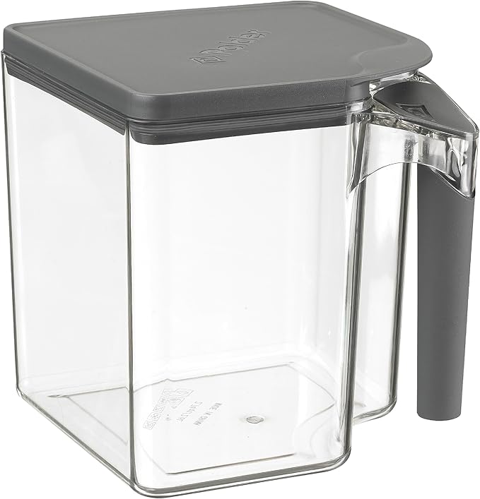 Polder Handle-It Canister, BPA-Free Plastic, Stackable Storage Canister, Air-Tight Food Storage Container, Canister for Kitchen Organization and Storage, 2.75-Quart