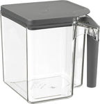 Polder Handle-It Canister, BPA-Free Plastic, Stackable Storage Canister, Air-Tight Food Storage Container, Canister for Kitchen Organization and Storage, 2.75-Quart