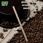 RT－Wooden coffee stirrer natural birch can be used for tea hot drinks and cold drinks the stirrer sticks 5.5"inch 1000 sticks packaging