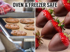 Zulay Kitchen 16.5"x11.6" 2-Pack Silicone Baking Mat - Reusable Nonstick Baking Sheet - Dark Gray