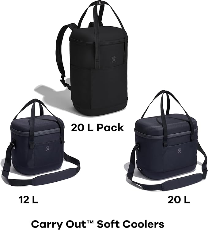 Hydro Flask Cooler Backpack for Beach, Beverages and Travel - Insulated Soft Lunch Bag - 20 L Capacity in Agave Green