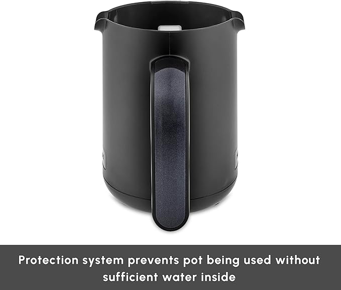 KARACA Hatır Turkish Coffee Maker, 5 Cups Electric Turkish Coffee Machine with Ember Mode, Automatic Temperature Control, Overflow Protection, Audible & Visual Alerts, Shiny Black