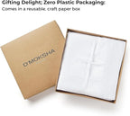 D'Moksha Homes White Linen Tablecloth 60 x 156 Inch - 100% Pure Linen White Tablecloth for Rectangle Tables - Classic Hemstitch, Machine Washable Table Cloth for Summer, Fall and Halloween