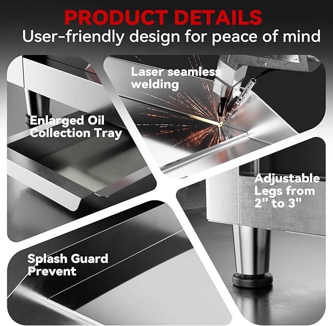 CROSSON 16"*16" Electric Chrome Plated Griddle,Commercial Countertop Flat Top Griddles with Non-Stick 2/5" Thick Iron Cooking Plate for Restaurant and home use-120V/1750W,Spatula Included