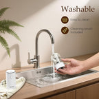 Electric Salt and Pepper Grinder Set, Rechargeable with LED Lights, Stainless Steel Automatic Pepper & Salt Mill, Adjustable Coarseness, Large Capacity, White