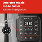 Instant Pot 8-Quart RIO Chef Series 7-in-1 Multi-Cooker – Pressure Cook, Slow Cook, Rice, Steam, Sauté, Yogurt & Warm – Easy-Release Steam, Large Capacity, Nonstick Pot, Black