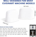 12 Pack Cuisinart Compatible Coffee Filter Replacement by Possiave - Charcoal Water Filter for Cuisinart - Fits all Cuisinart Coffee Machines