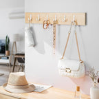 15Pcs Wall Hooks for Bathroom, Kitchen, Closet, and Garage - White Metal Hooks for Hanging Coats, Towels, Hats, Keys, Bags, and Coffee Cups - Holds Up to 40 lbs