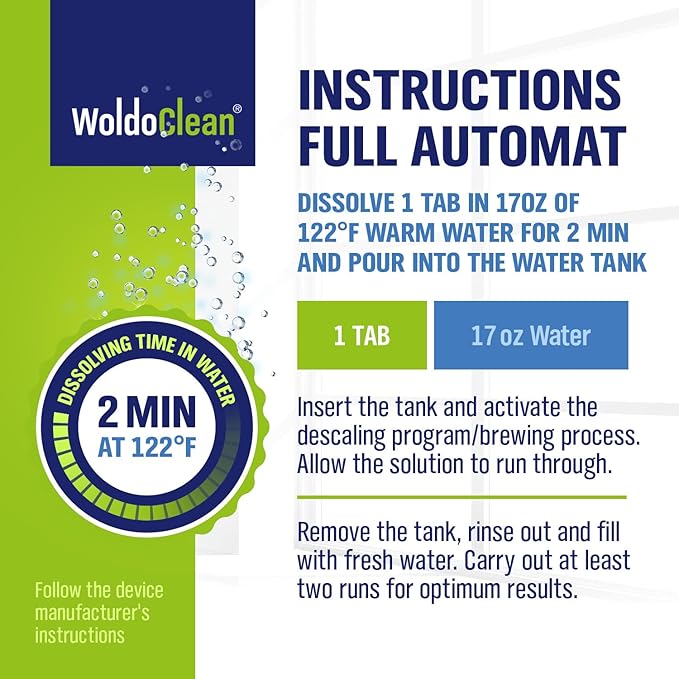 Coffee Machine Cleaner and Descaling Tablets - for 20 uses compatible with Nespresso, Keurig, Ninja, Delonghi, Coffee Maker Pot