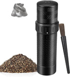 Heavy Duty Manual Pepper Grinder with More Pepper Output, Professional Grade Pepper Mill Refillable Set and Coarseness Can Be Adjusted Externally