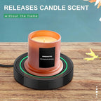 Coffee Mug Warmer with Automatic Gravity Switch,Electric Beverage Warmers for Office Home Desk Use, Smart Cup Warmer Thermostat Coaster Apply to Hot Coffee,Tea Espresso Milk Candle Wax On/Off