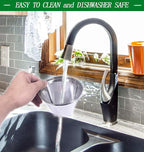 Coffee Filter 4 Cone Coffee Filter Reusable fit for Cuisenart Ninja Hamilton Beach Brewer (Not Applicable to Ninja CE251,Ninja CF200)