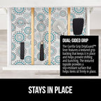 GORILLA GRIP DripGuard Drawer and Shelf Liner for Cabinet, Slip Resistant Non Adhesive Protection for Kitchen, BPA Free Smooth Surface Plastic Liners for Cabinets, Drawers, 17.5x120 Inch, Turquoise