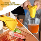 Lemon Squeezer, Effective Squeezing Juice Press, Easy-to-Use, Sturdy Flat Manual Lemon Juicer, Lime Squeezer, Citrus Juice Presser, to Squeeze Lemons, Limes, Citrus, oranges And Other Fruits