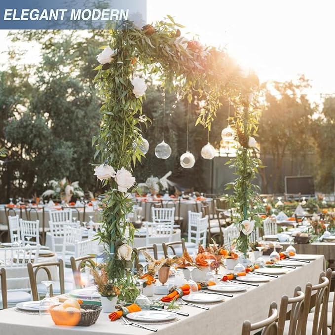 Yoehka 60-Piece Hammered Silverware Set for 12, Stainless Steel Flatware Set with Roman Column Handles, Mirror Polished Cutlery/Utensils Set for Home, Restaurant, Hotel, Dishwasher safe