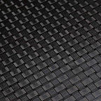 Plastic Fast Food Serving Tray,16.95 by 11.82-Inch,Set of 12 (Black)