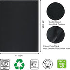 Oven Liners for Bottom of Electric & Gas Oven - Heavy Duty Nonstick Mat, 2 Pack, 16x24 Inch