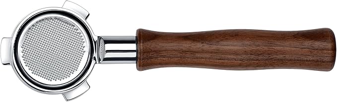 Normcore 54mm Bottomless Portafilter, Naked Portafilter Fits Breville Sage Barista Express Machines, 18g Filter Basket Included, Genuine American Walnut Handle