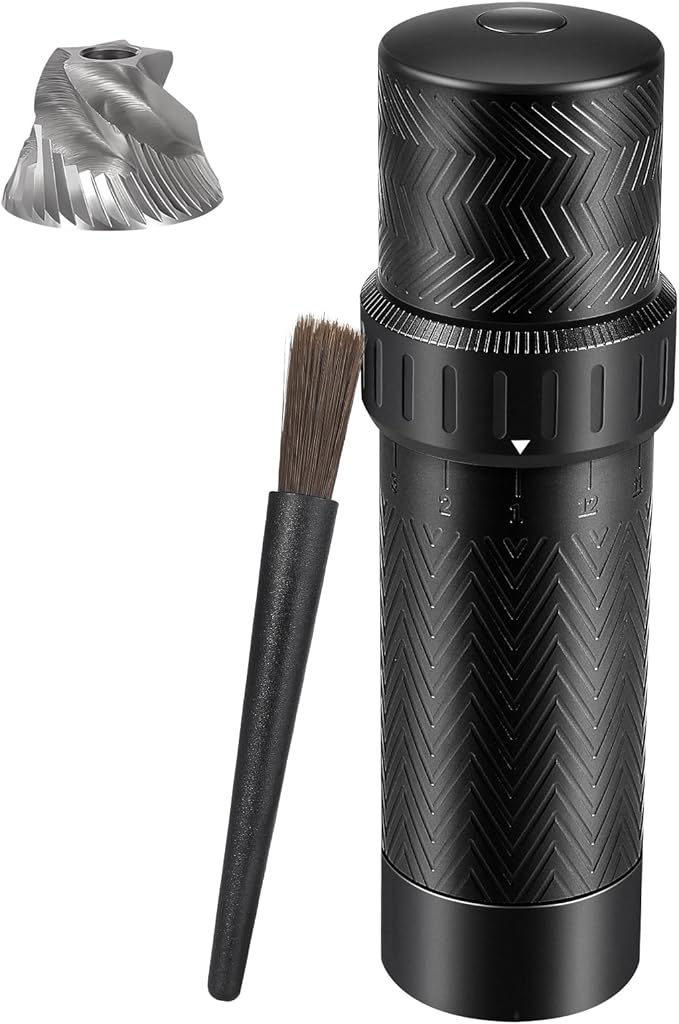 Heavy Duty Manual Pepper Grinder with More Pepper Output, Professional Grade Pepper Mill Refillable Set and Coarseness Can Be Adjusted Externally