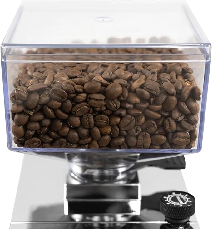 Eureka Mignon Specialita Espresso Grinder | Sound-Insulated | Stepless 55mm Burrs | Touchscreen | Chrome