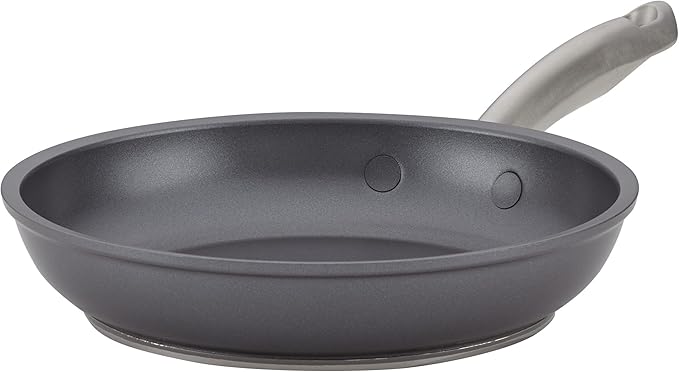 Anolon Accolade Forged Hard Anodized Nonstick Frying Pan/Skillet, 8 Inch, Moonstone Gray