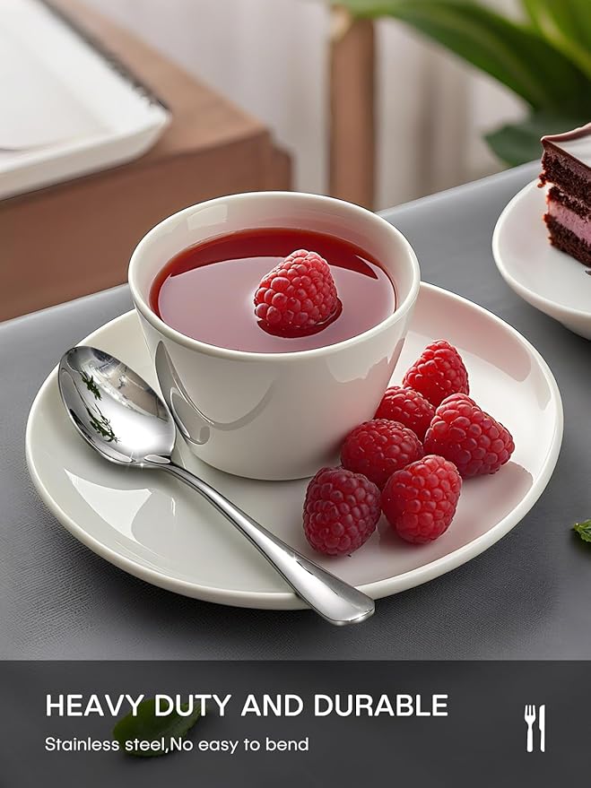 Silverware Set, 40 Piece Food-Grade Stainless Steel Flatware Set for 8, Rust-proof Mirror Polished Cutlery Utensil Set Include Knives Forks Spoons for Kitchen Restaurant,Dishwasher Safe