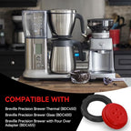 Shower Head Ring and Seal Compatible with Breville Coffee Maker BDC450, BDC400, BDC455, for Espresso Machines & Drip Coffee Makers, Shower Ring Replacement Parts Accessories Kit