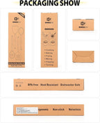 Pack of 4 Silicone Cooking Utensils Set, Non Stick Large Solid Spatulas, Heat Resistant Blue Slotted Spoons, Ideal BPA Free Kitchen Turners for Frying, Mixing,Serving,Draining,Turning,Stirring