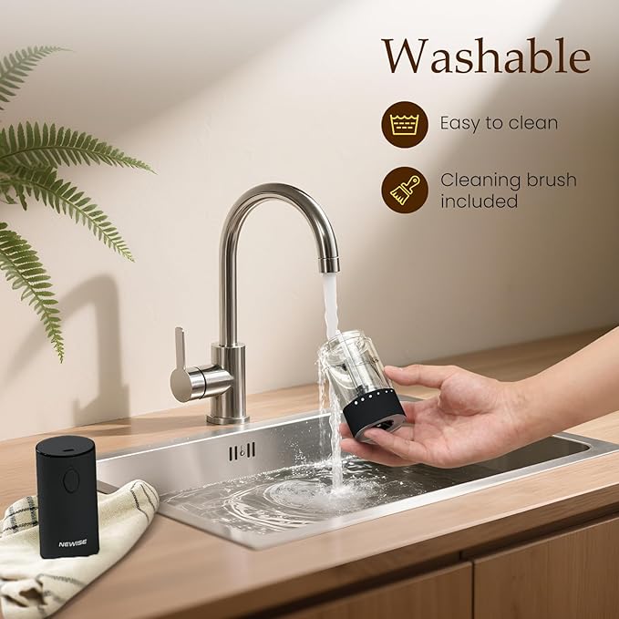 Electric Salt and Pepper Grinder Set, Rechargeable with LED Lights, Stainless Steel Automatic Pepper & Salt Mill, Adjustable Coarseness, Large Capacity, Black/White