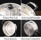 Egg Poacher Pan - 4 Poached Egg Cups, Poached Egg Cooker, Stainless Steel Egg Poaching Pan with Silicone Spatula