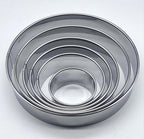 Doczen 6 Pcs Round Cookie Cutter Set (2, 3, 3.5, 4, 5, 6 Inch) - Round Cookie Cutter 4, 5, 6 Inch, Stainless Steel