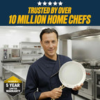 Gotham Steel 15 Pc Ceramic Cookware Set Nonstick, Ceramic Pots and Pans Set Non Stick with Steamer & Cooking Utensils, Non Toxic PFOA PFOS Free, Premium Stay Cool Handles, Oven & Dishwasher Safe