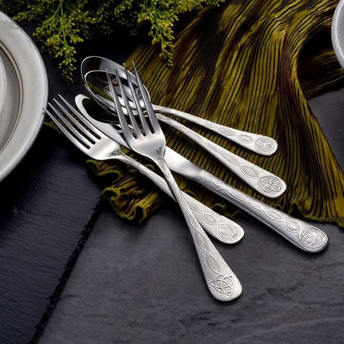 Liberty Tabletop Celtic 20pc Flatware Set Service for 4 Silverware MADE IN USA