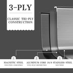 Stainless Steel Cookware Set - VONIKI Tri-ply Stainless Pots And Pans Set with Steamer Basket, Non Toxic Induction Cookware, Kitchen Cookware Sets PFOA & PTFE Free, Dishwasher and Oven Safe