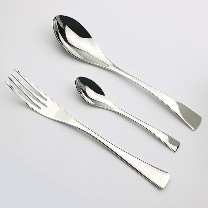 5-Piece 18/10 Stainless Steel Flatware Set, Service for 1