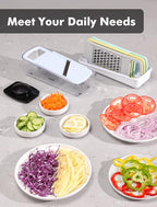 Geedel Professional Mandoline Slicer for Kitchen, Multi Purpose Vegetable Slicer Cutter, Vegetable Cutter Onion Cutter for Veggie Fruit Cheese