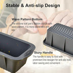 Silicone Bread Loaf Pan Set of 2, Non-Stick Easy Release Rectangle Cake Bakeware, BPA Free, For Oven, Homemade Bread, Toast, Brownie, Meatloaf