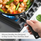 KitchenAid Hard Anodized Nonstick Cookware/Pots and Pans Set, 10 Piece, Matte Black