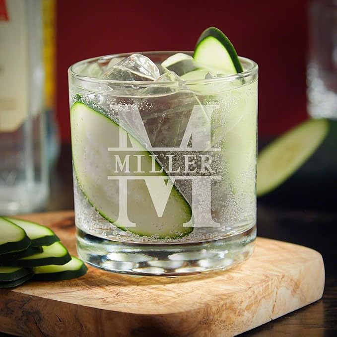 Custom Gin and Tonic Glasses Personalized Cocktail Glass