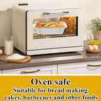 STARVAST 125 PCS Aluminum Pans 7.9 x 4.3 inch Disposable Loaf Pans With Clear Lids, 1.5lb Food Storage Containers Tin Pan for Individual Bread, Cake, Street Treats