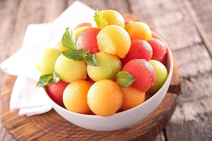 Cutlery-Pro Melon Baller Set, Cat Cora Approved, Soft-Grip Non-Slip Handle, 18/8 Stainless Steel