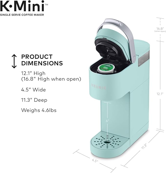 Keurig K-Mini Single Serve Coffee Maker, Oasis