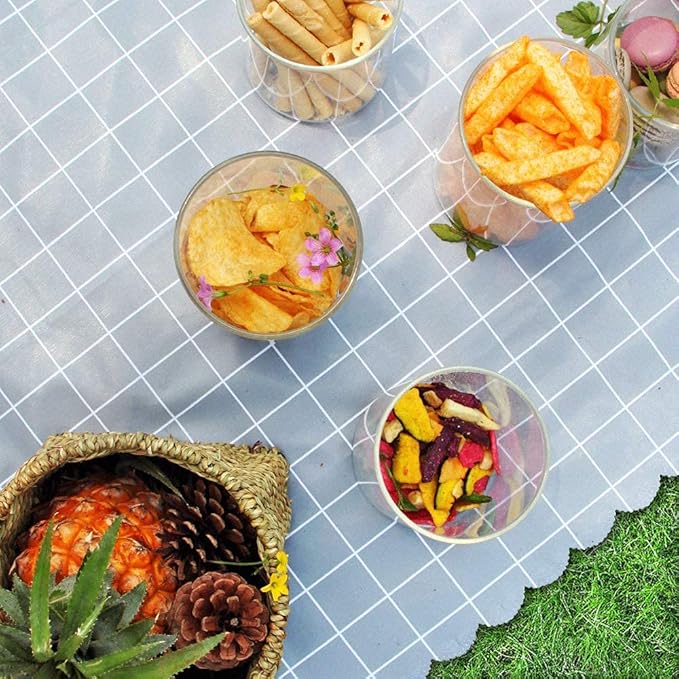 SIXAQUAE Glass Food Storage Containers Jar Seal Bamboo Lids 4 Packs 600ml Airtight Canister Organization Sets Stackable…