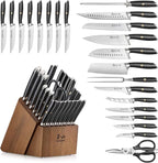 Cangshan L Series 23-Piece Classic Knife Block Set, Forged German Steel, 1027457