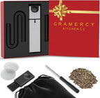 Cocktail Smoker Kit Holiday gift set - Indoor Drink & Food Infuser with Wood Chips | Old Fashioned Whiskey Bourbon Smoker Gift