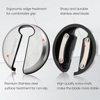 Beneno Wine Opener with Stainless Steel Wine Foil Cutter - Bottle Top Seal Cutter, Zinc Alloy Premium Wing Corkscrew with Multifunctional Bottles Opener, Upgrade Black Set