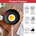 4 Inch Small Egg Rings for Frying Eggs with Foldable Handle, 2 Pack Stainless Steel Round Egg Shaper, Eggs Mcmuffin Ring Mold for Camping Pancake Sandwiches